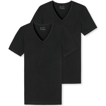 Vêtements Homme T-shirts manches courtes Schiesser Short-sleeved t-shirts noir