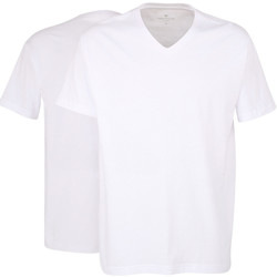 Vêtements Homme T-shirts manches courtes Tom Tailor Short-sleeved t-shirts blanc