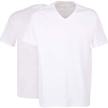 Vêtements Homme T-shirts manches courtes Tom Tailor Short-sleeved t-shirts blanc
