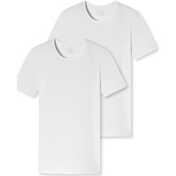 Vêtements Homme T-shirts manches courtes Schiesser Short-sleeved t-shirts blanc