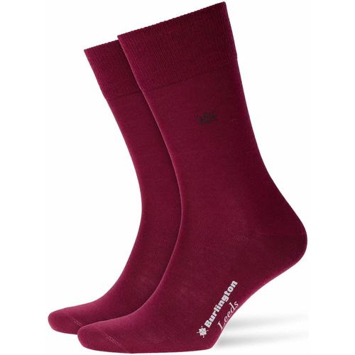 Accessoires Homme Chaussettes Burlington Socks rouge foncé