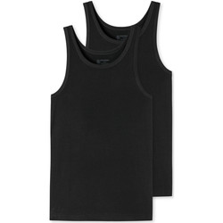 Vêtements Homme Débardeurs / T-shirts sans manche Schiesser Tops / Sleeveless T-shirts noir