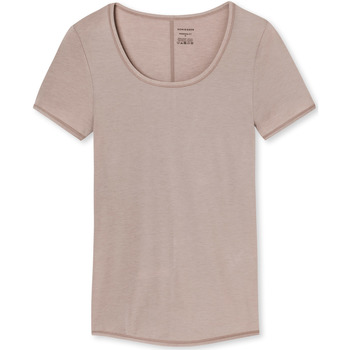 Vêtements Femme T-shirts manches courtes Schiesser Tops / Sleeveless T-shirts brun