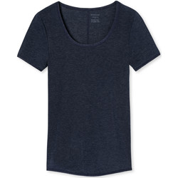 Vêtements Femme T-shirts manches courtes Schiesser Tops / Sleeveless T-shirts bleu