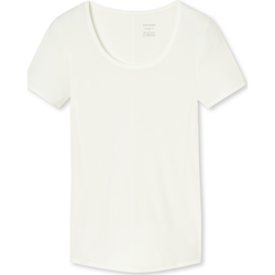 Vêtements Femme T-shirts manches courtes Schiesser Tops / Sleeveless T-shirts blanc