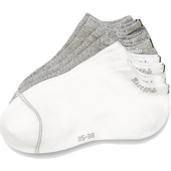 Accessoires Femme Chaussettes Marc O'Polo virgin Socks blanc/gris