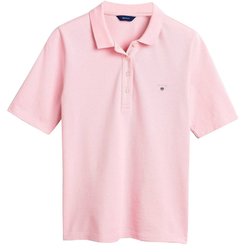 Femme Gant Short-sleeved polo shirts rose - Vêtements Polos manches courtes Femme 69 