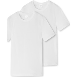 Vêtements Garçon T-shirts manches courtes Schiesser Short-sleeved t-shirts blanc