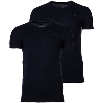 Vêtements Homme boss tee curved shirt 50412363 navy Gant Short-sleeved t-shirts noir