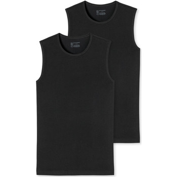 Vêtements Homme Débardeurs / T-shirts sans manche Schiesser Short-sleeved t-shirts noir