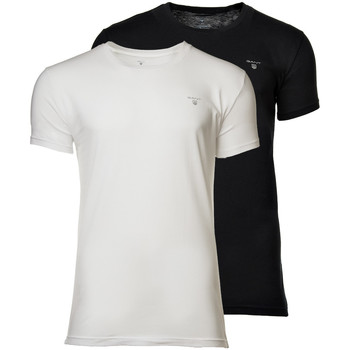 Vêtements Homme boss tee curved shirt 50412363 navy Gant Short-sleeved t-shirts noir/blanc