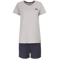 Vêtements Femme Pyjamas / Chemises de nuit Tom Tailor Sleepsuits Multicolour bleu/blanc