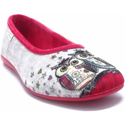 Chaussures Femme Ballerines / babies Coton Du Monde 6041 Rouge