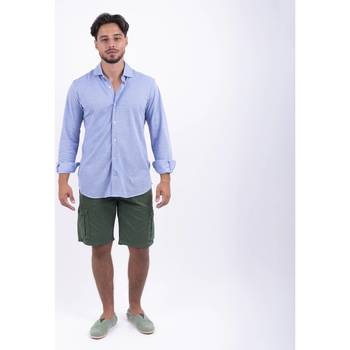 Chemises Manches Longues Panareha PORTOFINO light blue - Vêtements Chemises manches longues Homme 109 