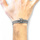 Montres & Bijoux Homme Bracelets Anchor & Crew Bracelet Ancre Union Argent Et Corde Gris