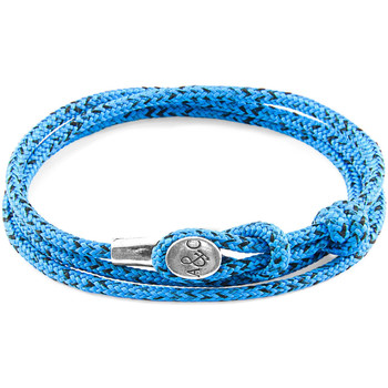 Montres & Bijoux Homme Bracelets Anchor & Crew Bracelet Dundee Argent Et Corde Bleu