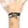 Montres & Bijoux Homme Bracelets Anchor & Crew Bracelet Ancre Clyde Argent Et Cuir Plat Noir