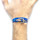 Montres & Bijoux Homme Bracelets Anchor & Crew Bracelet Ancre Union Argent Et Cuir Plat Bleu