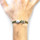 Montres & Bijoux Homme Bracelets Anchor & Crew Bracelet Ancre Delta Argent Et Corde Vert