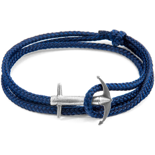 Vent Du Cap Homme Bracelets Tous les sacs Bracelet Ancre Admiral Argenté Et Corde Bleu