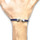 Montres & Bijoux Homme Bracelets Anchor & Crew Bracelet Cromer Argent Et Cuir Rond Bleu