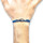 Montres & Bijoux Homme Bracelets Anchor & Crew Bracelet Tenby Argent Et Corde Bleu