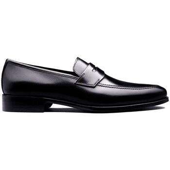 Chaussures Homme Richelieu Finsbury Shoes Mocassin cuir LUTON Noir