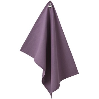 Objets de décoration Torchons Lefebvre-Textile Essuie mains en coton couleur Figue 50 x 70 cm Violet