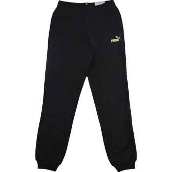 Vêtements Fille Pantalons de survêtement Puma Cat Essential Sweatpants FL G Noir
