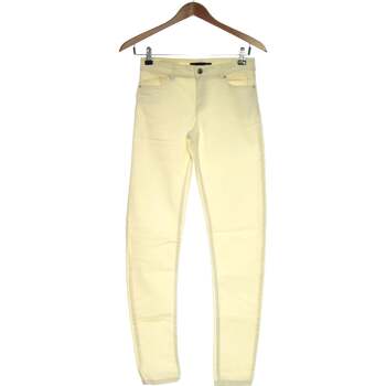 Vêtements Femme Jeans Etam jean slim femme  34 - T0 - XS Blanc Blanc