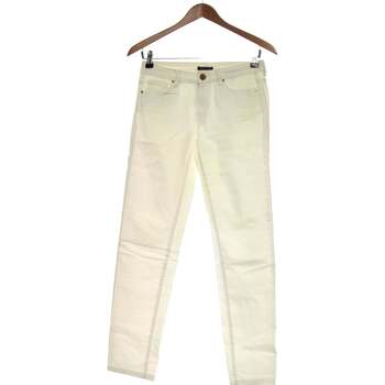 Vêtements Femme Jeans droit Massimo Dutti Jean Droit Femme  34 - T0 - Xs Blanc