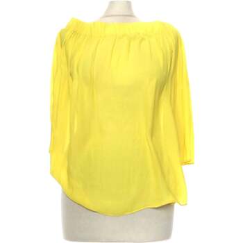 Vêtements Femme T-shirts & Polos Mango top manches courtes  34 - T0 - XS Jaune Jaune