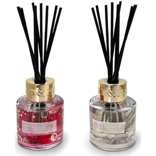 Coffret Cadeau Heart And Home Bougies / diffuseurs Kontiki Coffret cadeau 2 diffuseurs à bâtons Heart and Home Rouge