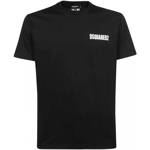 Vêtements Homme T-shirts New manches courtes Dsquared S74GD0903 Noir