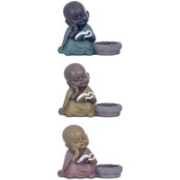 Douceur d intérieur Statuettes et figurines Signes Grimalt Figure Buda 3 Unités Multicolore