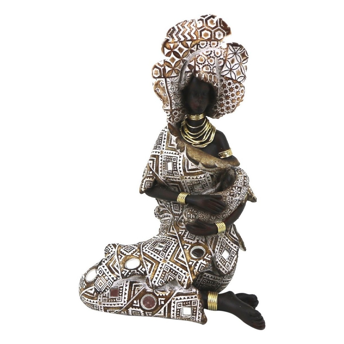 Maison & Déco Statuettes et figurines Signes Grimalt Figure Africaine Gris