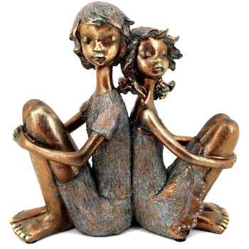 Maison & Déco Statuettes et figurines Signes Grimalt Figure Couple Assis Doré