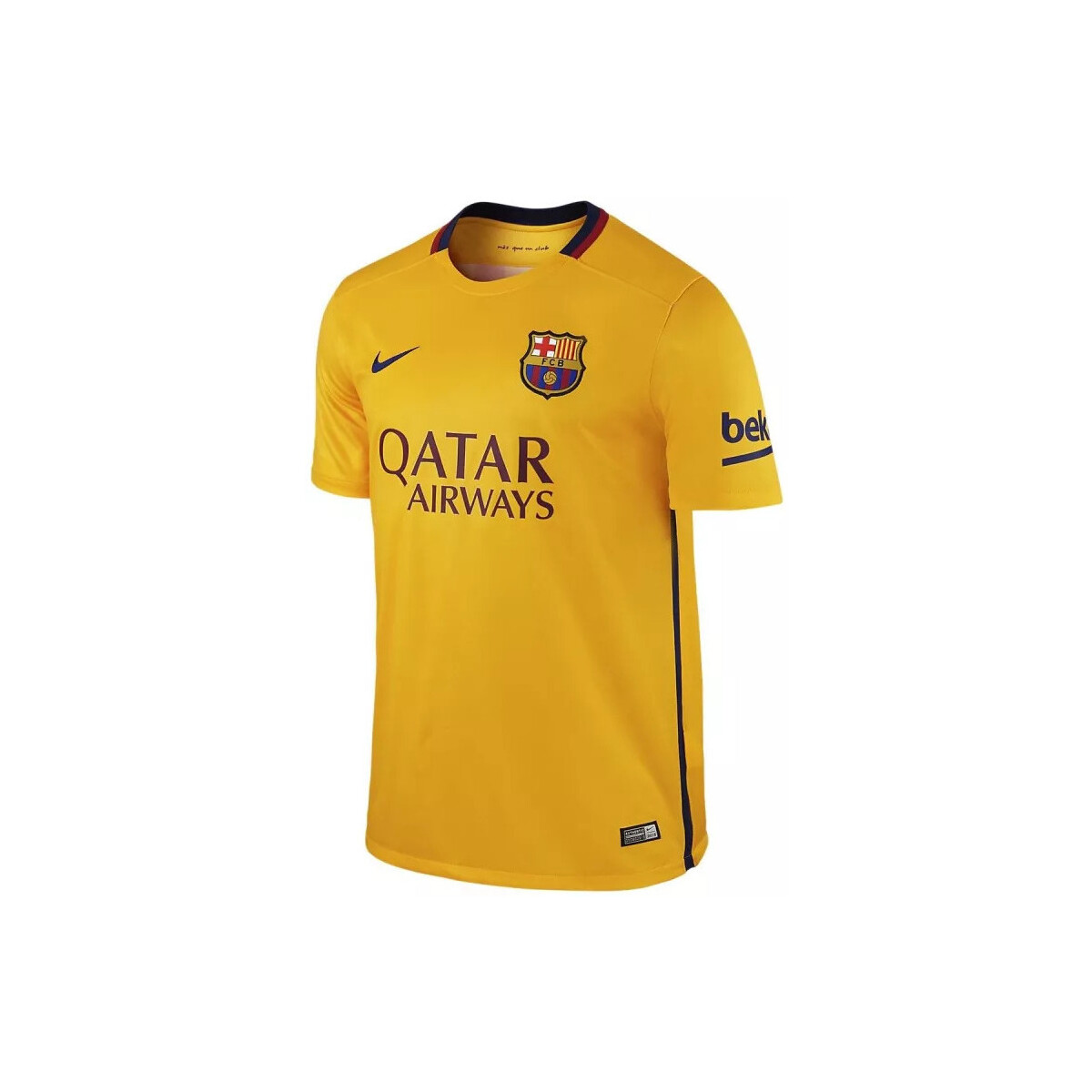 Vêtements Homme T-shirts & Polos Nike FC Barcelona Away Replica 2015/2016 Jaune