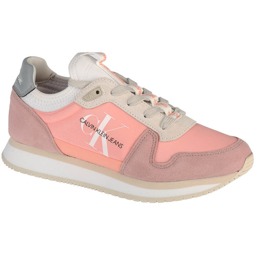 Chaussures Femme Baskets basses Calvin Klein Jeans Runner Laceup Rose