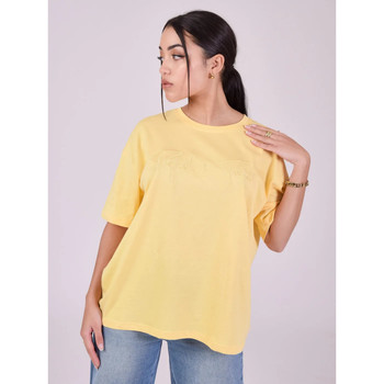 Vêtements Femme T-shirts & Polos Rideaux / stores Tee Shirt F211084 Jaune