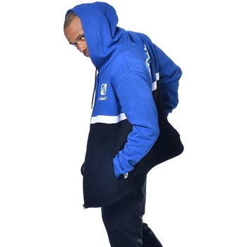 Freegun Sweat homme à capuche avec zip Collection Racing Bleu