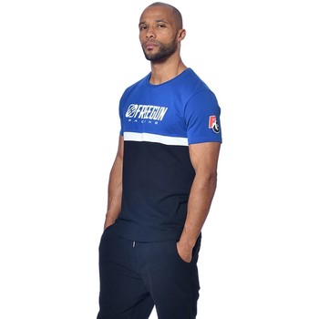 Freegun T-shirt homme Collection Racing Bleu