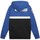 Vêtements Garçon Sweats Freegun Sweat garçon à capuche avec zip Collection Racing Bleu