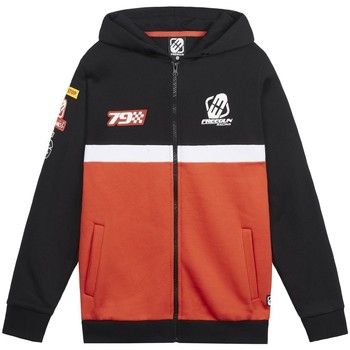 Vêtements Garçon Sweats Freegun Sweat garçon à capuche avec zip Collection Racing Rouge