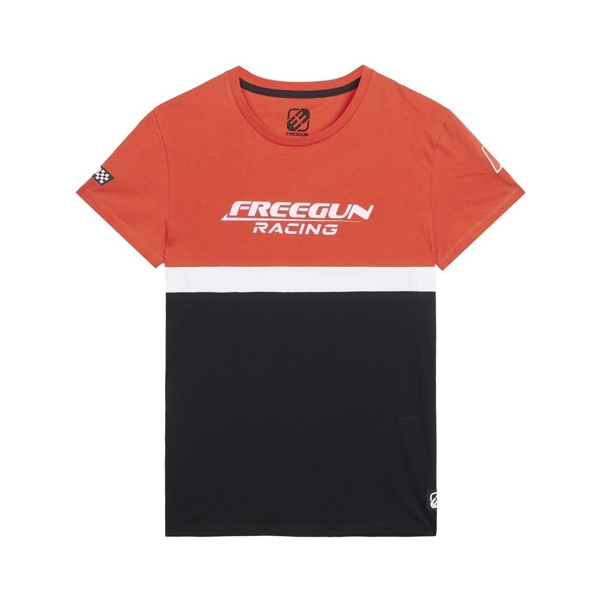 Vêtements Garçon T-shirts manches courtes Freegun T-shirt garçon Collection Racing Rouge