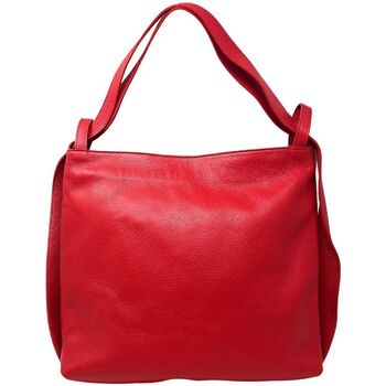 Sacs Femme Ella T monogram embroidered tote bag Oh My Bag SOHO Rouge