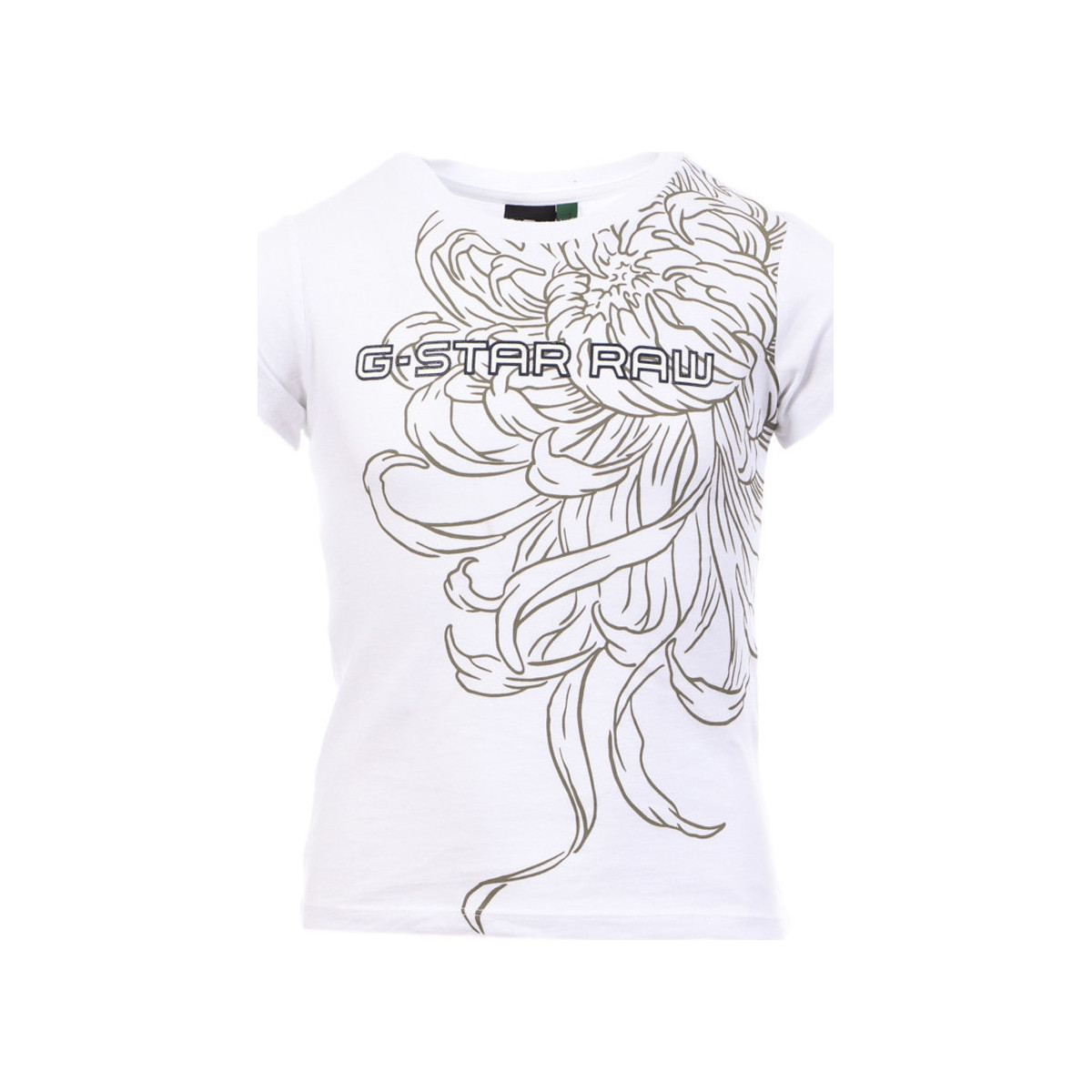 Vêtements Garçon t-shirt med broderat körsbär SQ10706 Blanc