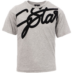 Vêtements Enfant T-shirts manches courtes G-Star Raw SR10586 Gris