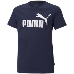 Vêtements Garçon T-shirts manches courtes Puma 586960-06 Bleu
