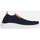 Chaussures Garçon Baskets mode Geox J ARIL BOY bleu marine/orange